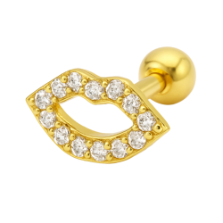 Piercing Ouro 18K Boca Com...