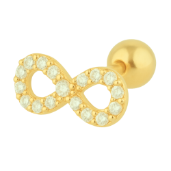 Piercing Ouro 18K Infinito...