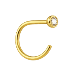 Piercing Ouro 18K Nariz Com...
