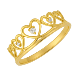 Anel Ouro 18K Bicolor...