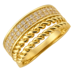 Anel Ouro 18K Alegria