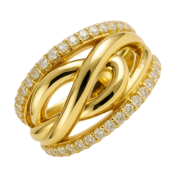 Anel Ouro 18K Natureza