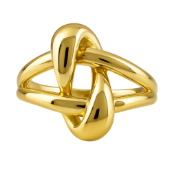 Anel Ouro 18K Movimento