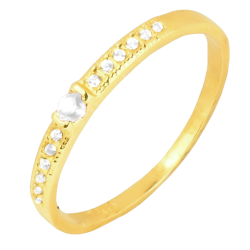 Anel Ouro 18K Aparador Com...