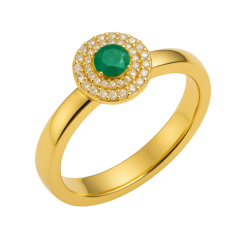 Anel Ouro 18K Redondo Com...