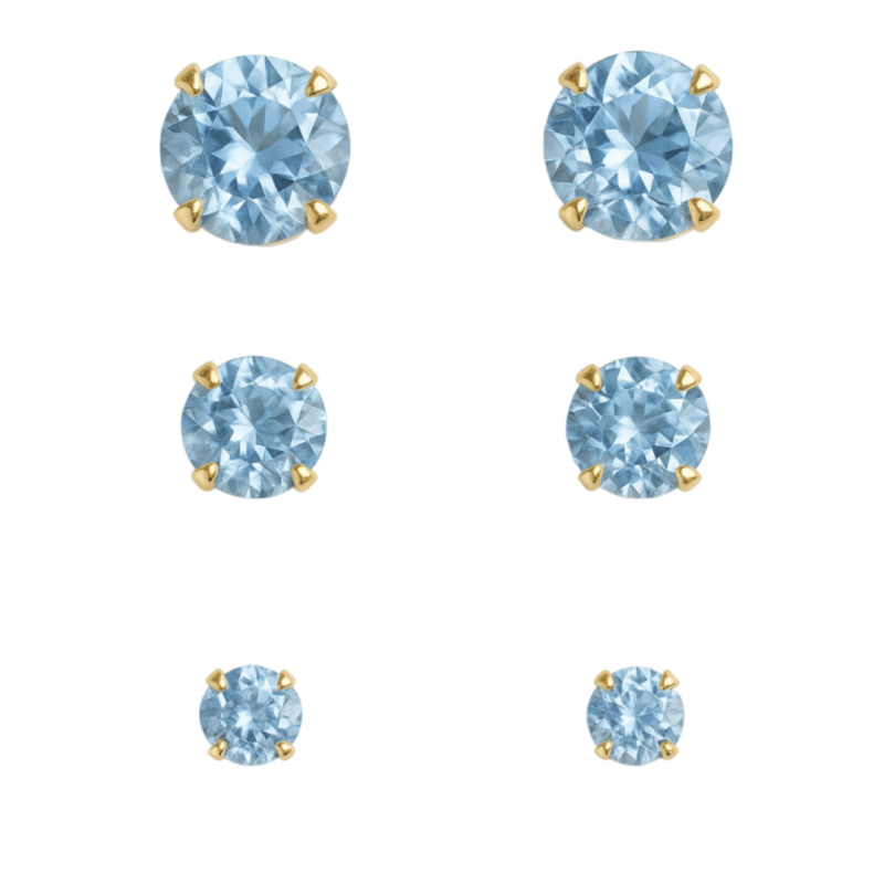 BR.AU.AMA.TRIO DE ZIRCONIA