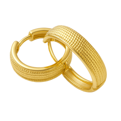 Brinco Ouro 18K Argolinha...