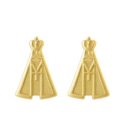 Brinco Ouro 18K Nossa...