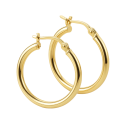 Brinco Ouro 18K Argola...