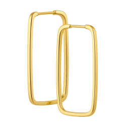 Brinco Ouro 18K Argola...