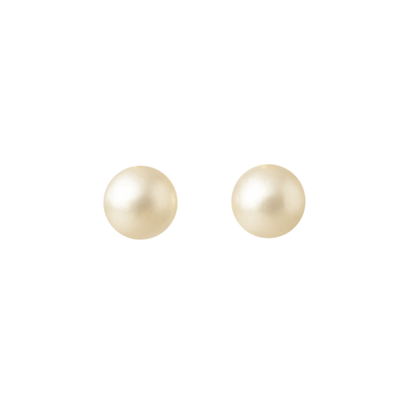 Brinco Ouro 18K Pérola 3mm