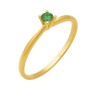 AN.AU.AMA.SOLITARIO ZIRCONIA VERDE