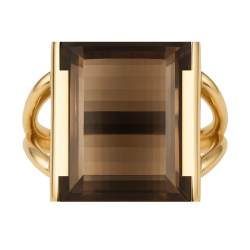 Anel Ouro 18K Com Pedra...