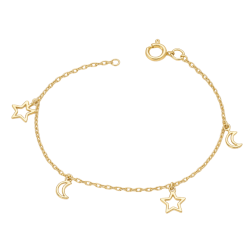 Pulseira Ouro 18K Elo...