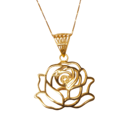 PG.AU.AMA FLOR COM PONTO DE ZIRCONIA