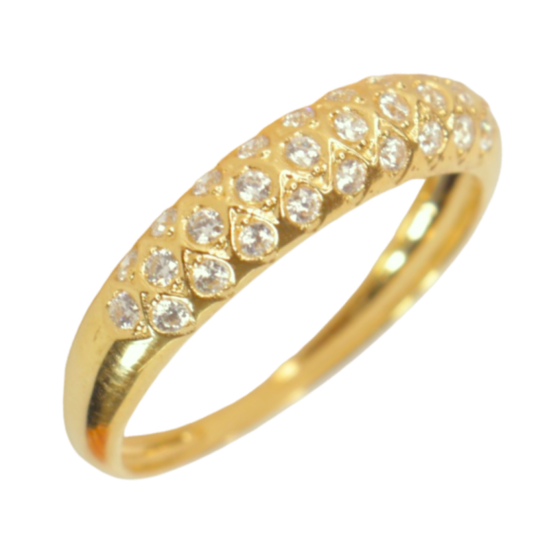 AN.AU.AMA.ANEL APARADOR BANANINHA ZIRCON