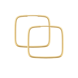 Brinco Ouro 18K Argola...