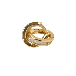 Brinco Ouro 18K Argolinha...