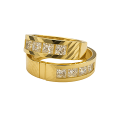 Brinco Ouro 18K Argola...