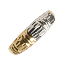 Anel Ouro 18K Tricolor Riscos