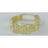 Anel Ouro 18K Renda Trabalhada Com Zircônia
