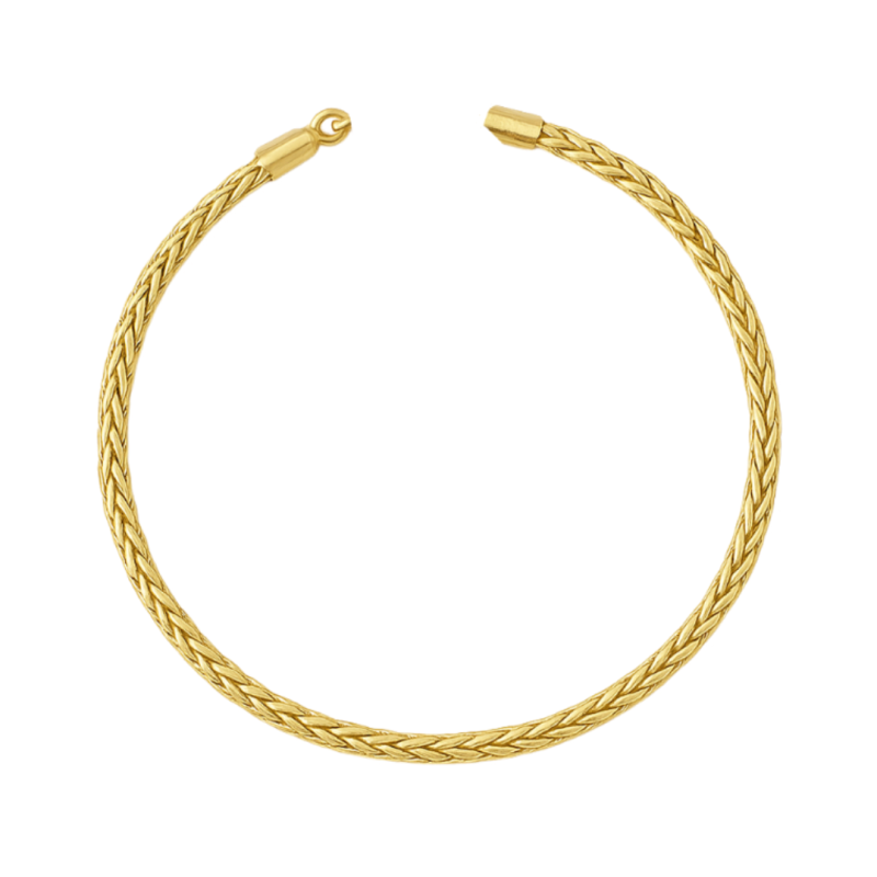 Pulseira Ouro 18K Palmeira 19cm