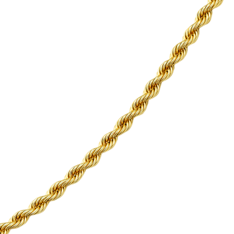 Pulseira Ouro 18K Cordão Baiano 19cm
