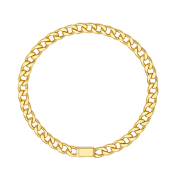 Pulseira Ouro 18K Grumet 22cm