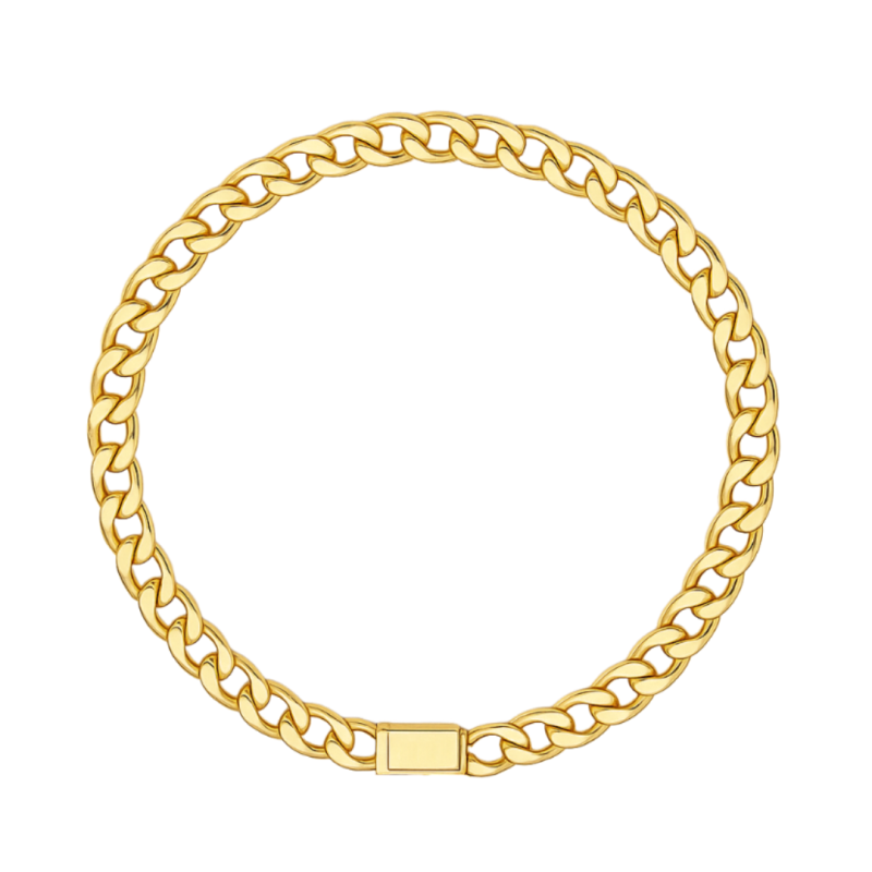 Pulseira Ouro 18K Grumet 22cm