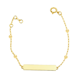 Pulseira Ouro 18K Chapa...