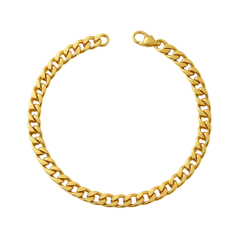 Pulseira Ouro 18K Grumet 22cm