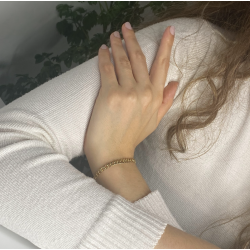 Pulseira Ouro 18K Grumet 22cm