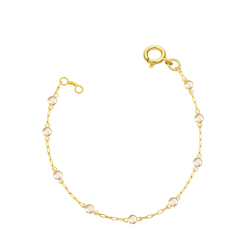 Pulseira Ouro 18K Pedra...