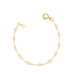 Pulseira Ouro 18K Zircônia...
