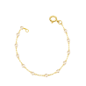 Pulseira Ouro 18K Zircônia Branca 19cm