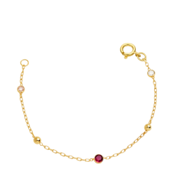 Pulseira Ouro 18K Infantil...