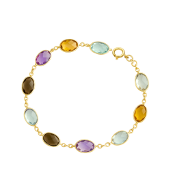 Pulseira Ouro 18K Com...
