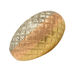 Anel Ouro 18K Tricolor...