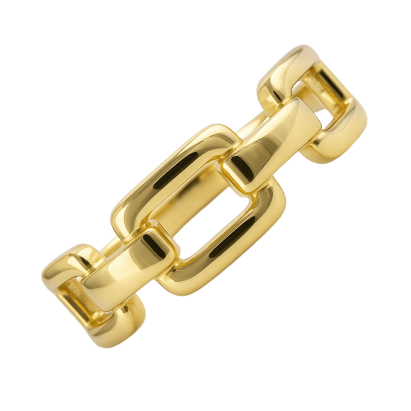 Anel Ouro 18K Força