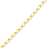 Pulseira Ouro 18K 1x1 Laminada 21cm