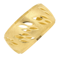 Anel Ouro 18K Chapa Com...