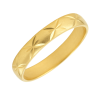 Anel Ouro 18K Aparador Detalhe Risco