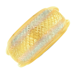 Anel Ouro 18K Tricolor...