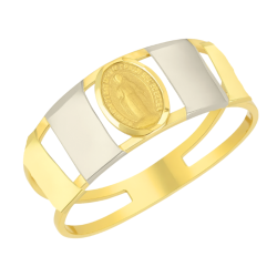 Anel Ouro 18K Nossa Senhora...