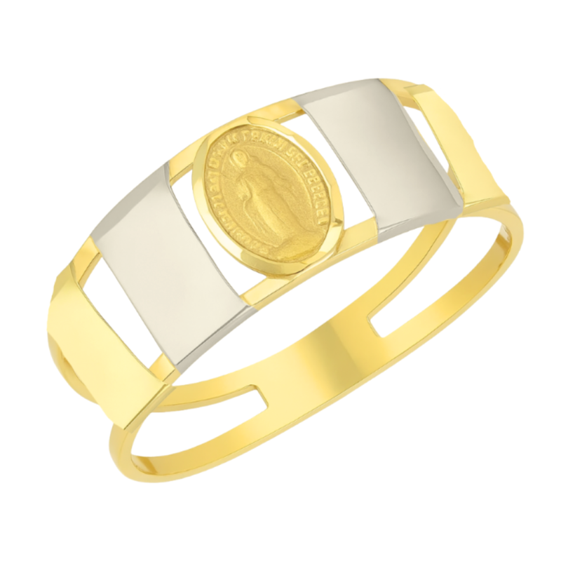 Anel Ouro 18K Nossa Senhora Das Graças