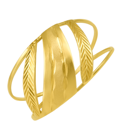 Anel Ouro 18K Duplo Aro...