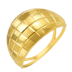 Anel Ouro 18K Aro Duplo...
