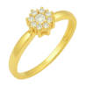 AN.AU.AMA FLOR C/ 9 ZIRCONIAS