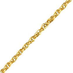 PULSEIRA 18K ELO REDONDO OVAL