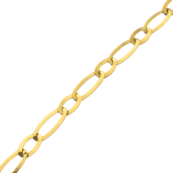 Pulseira Ouro 18K 1x1 Laminada